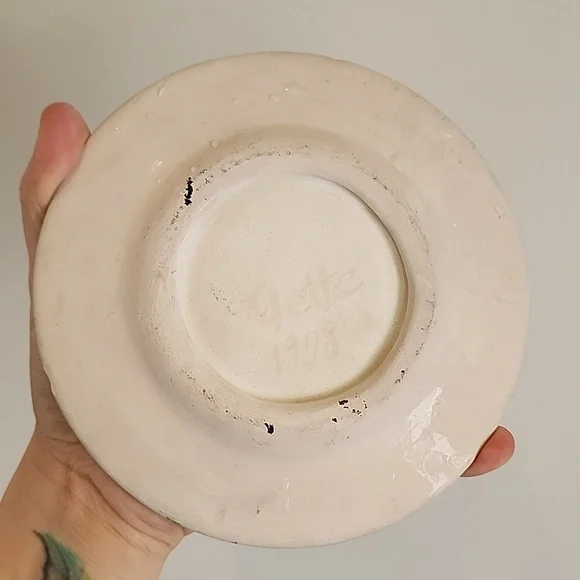 Pair of vintage mushroom plates - Picture 4 of 8